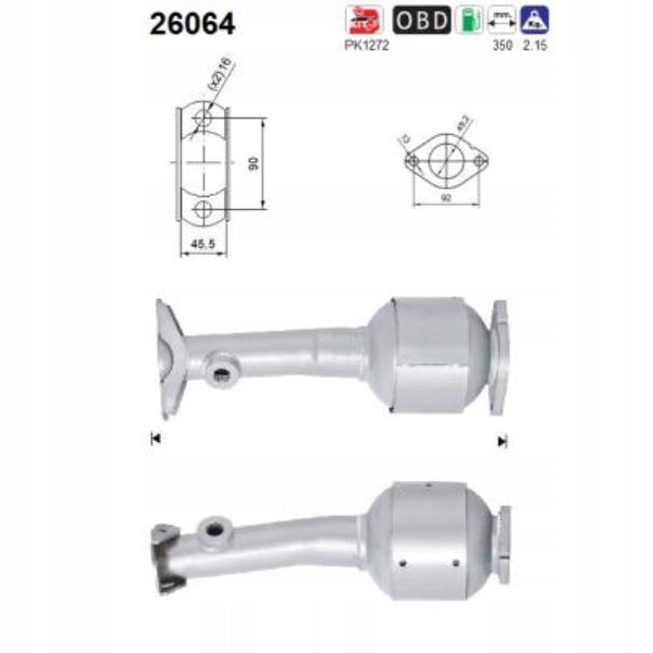 фото №2, Катализатор mitsubishi asx 1.6 2010-