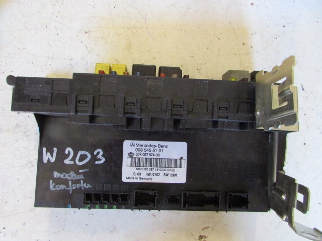 фото №1, Модуль комфорта mercedes w203