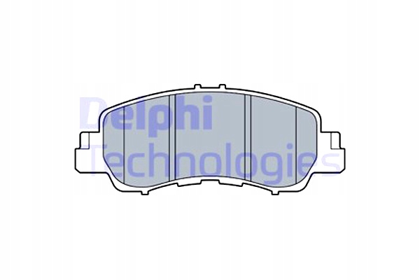 фото №2, Гальмівні колодки гальмівні mitsubishi eclipse cross 1.5t-mivec 17- перед delphi