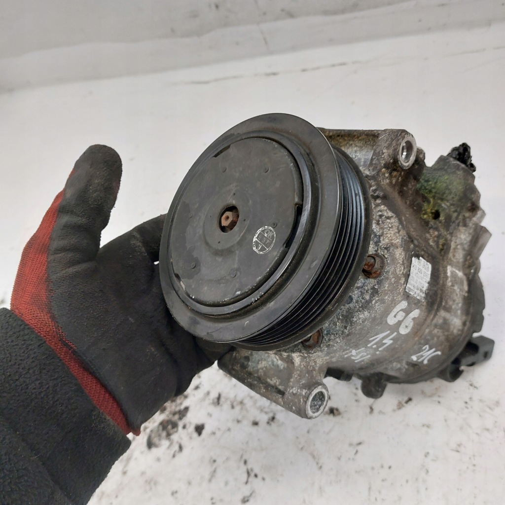 фото №12, Volkswagen vw golf 6 vi 1,4tsi компресор кондиціонера denso 1k0820859t