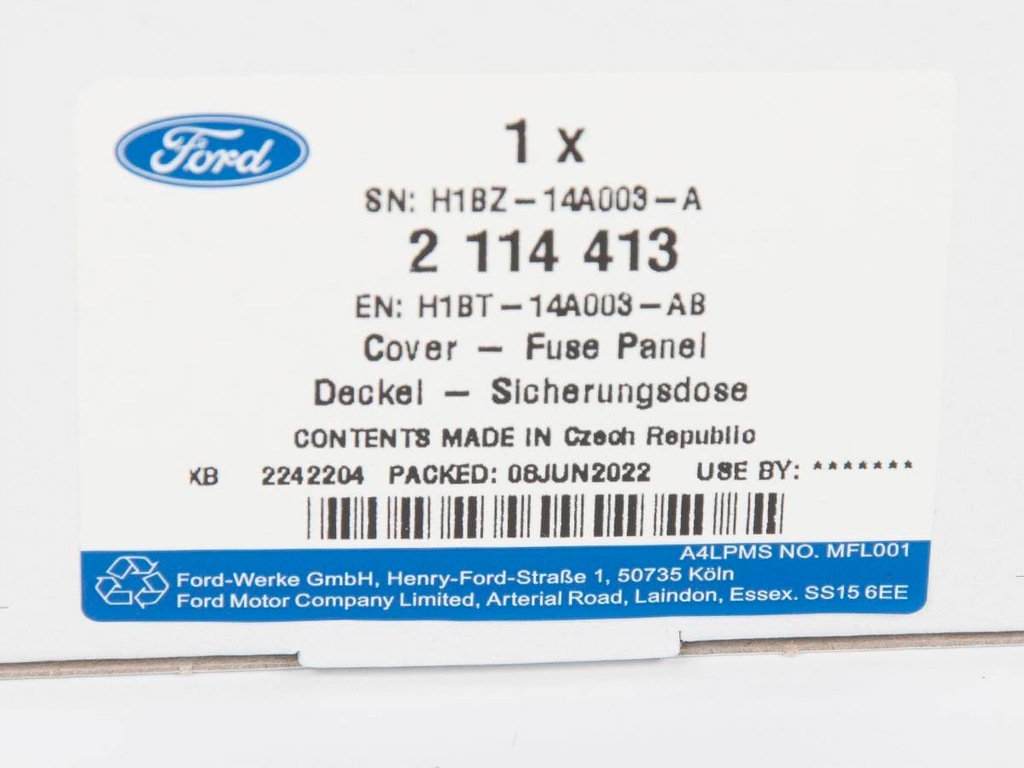 фото №12, Кришка коробки запобіжників puma cf7 2020 - _ 2114413 _ h1bt-14a003-ab