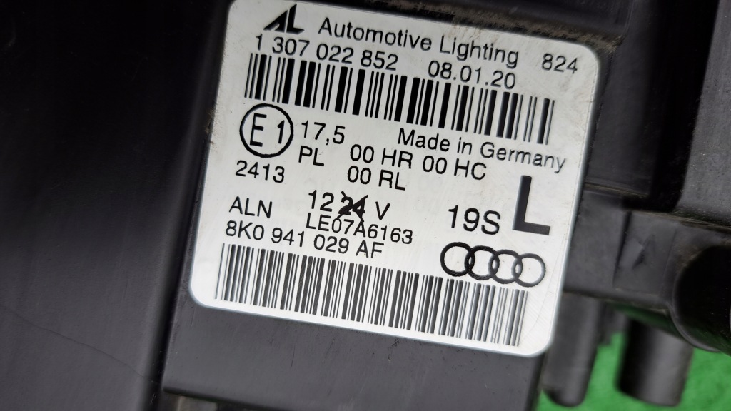фото №5, Audi a4 b8 8k0 лампа передня звичайна
