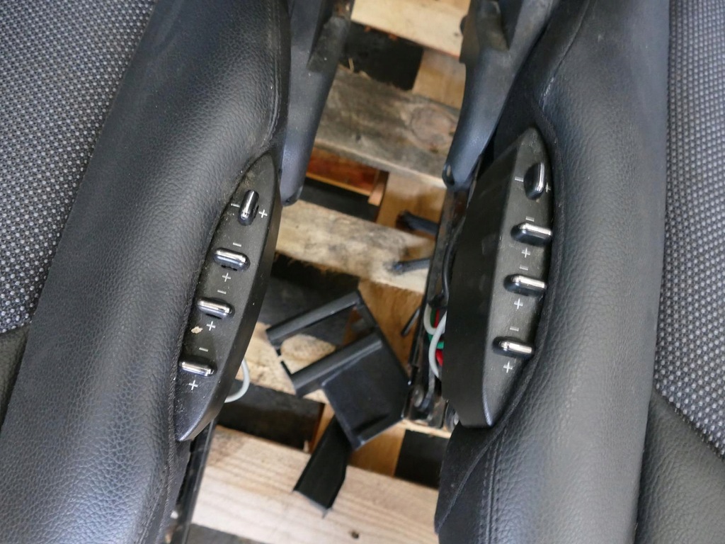 фото №14, Mercedes clk w209 c209 сиденье заднее сиденье обшивка обивка комплект кожа