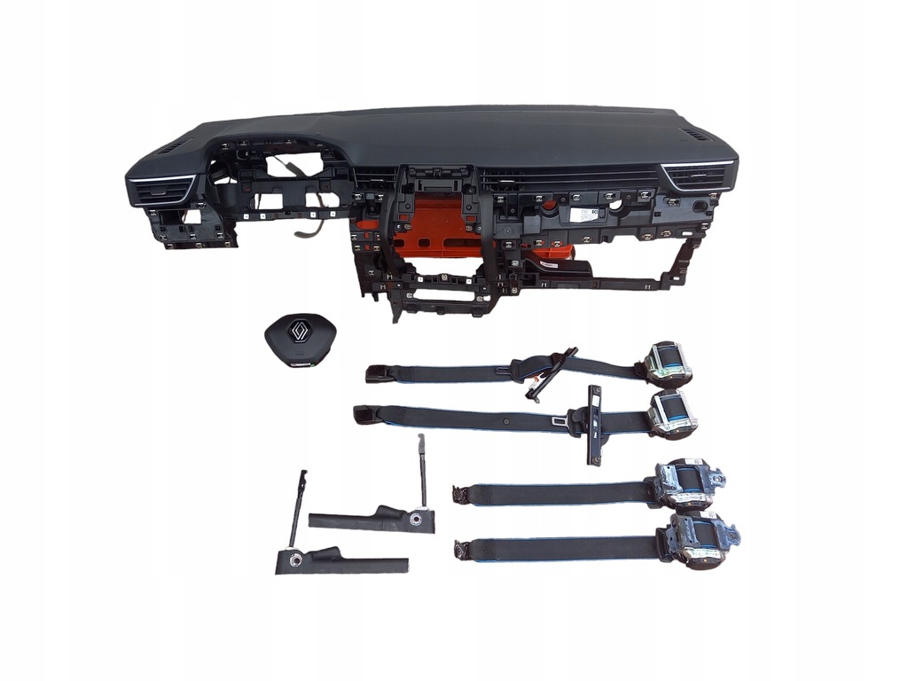 фото №1, Подушка безопасности приборная панель консоль подушки безопасности ремни renault clio v lift alpine оригинал