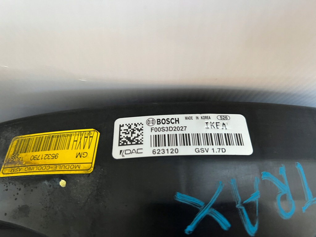 фото №13, Pas передній радіатор chevrolet trax