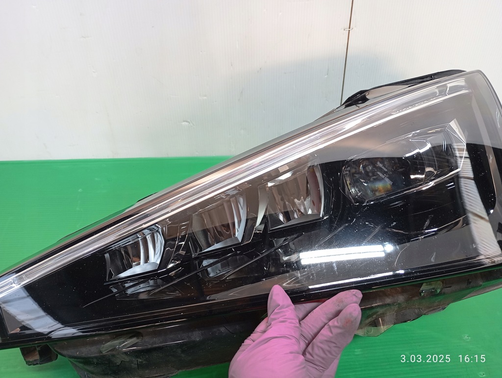 фото №7, Лампа левая передняя перед full led skoda scala 657941015a crystal lighting