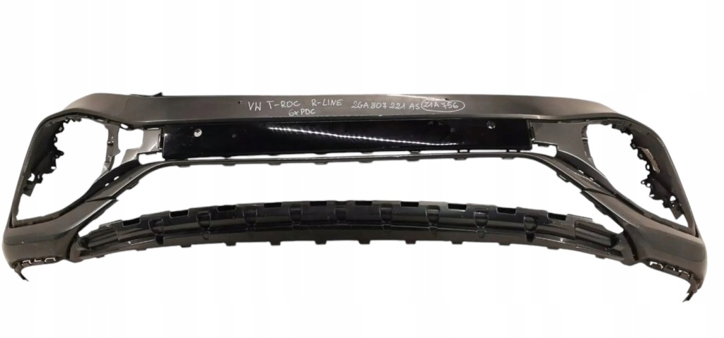 фото №2, Vw t-roc lift r-line 2021- бампер передній перед 6xpdc 2ga807221as
