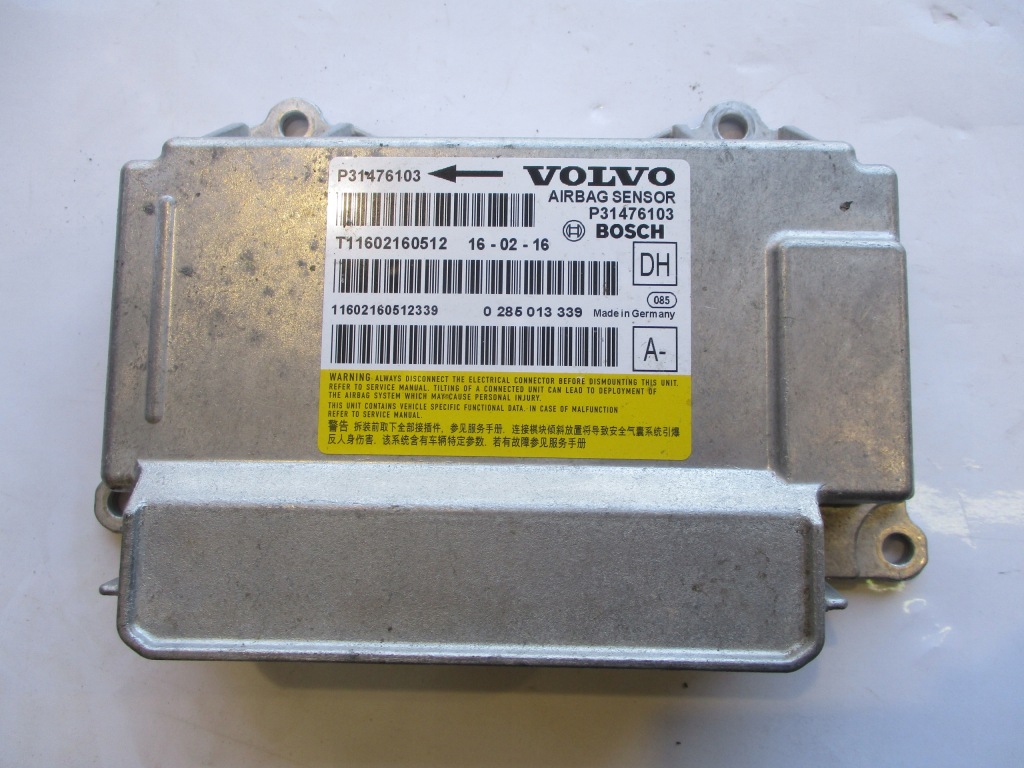 фото №1, Модуль подушек подушка безопасности volvo v60 i lift p31476103 0285013339