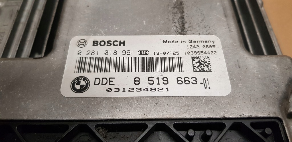фото №2, Mini r55 r60 2.0 d бортовой компьютер двигателя 8519663