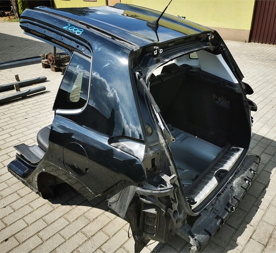 фото №5, Peugeot 2008 i lift 16-19 поддон pas задний четверть обрезанный задняя кузов