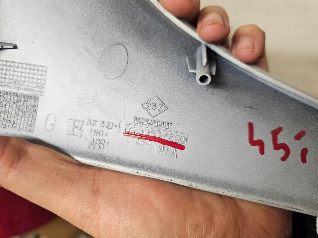 фото №10, Renault scenic i решітка радіатора решітка радіатора радіатора ліва 7700834200