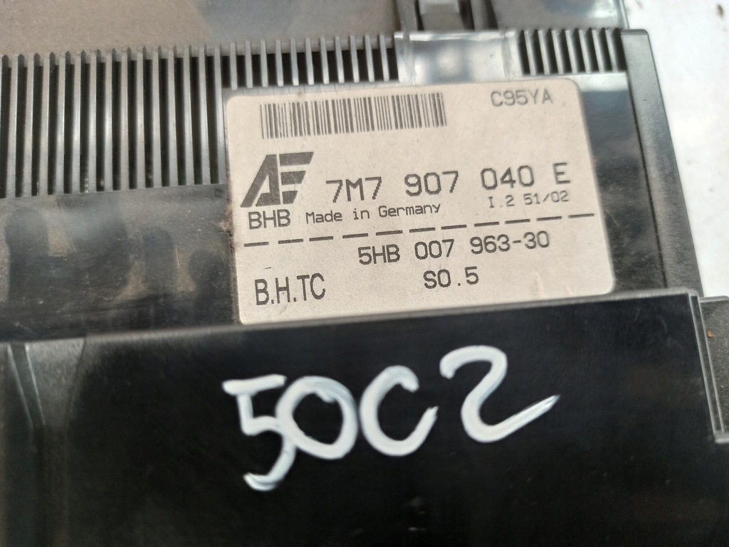 фото №12, Seat alhambra i панель кондиціонера обдув 7m7907040e