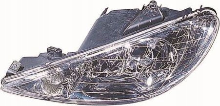 фото №7, Фара лампа peugeot 206 sw cc '98- ліва depo