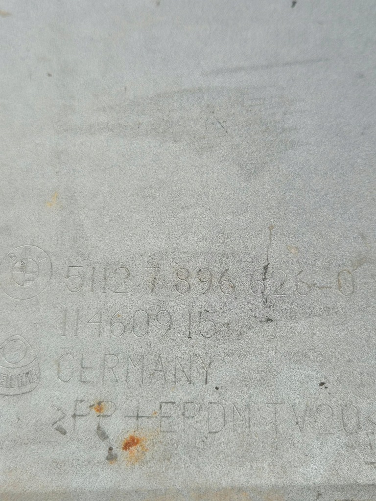 фото №12, Bmw 5 e60 e61 04- m-pakiet дифузор накладка заднього бампера 7896629