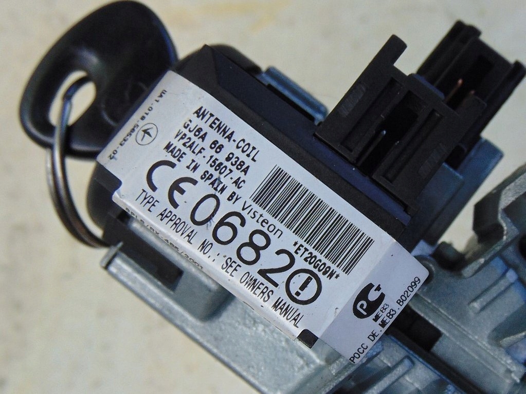 фото №8, Mazda 6 2.0d 122km 03r замок зажигания + ключ