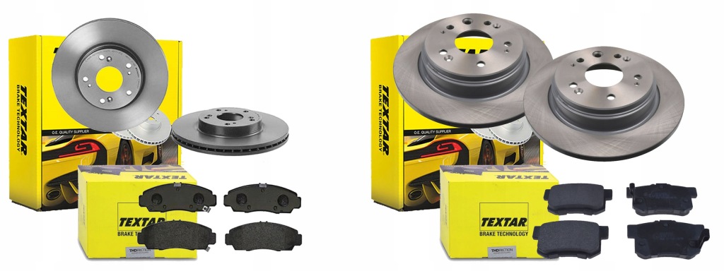 фото №1, Гальмівні диски гальмівні колодки p+t textar honda fr-v ii 282mm