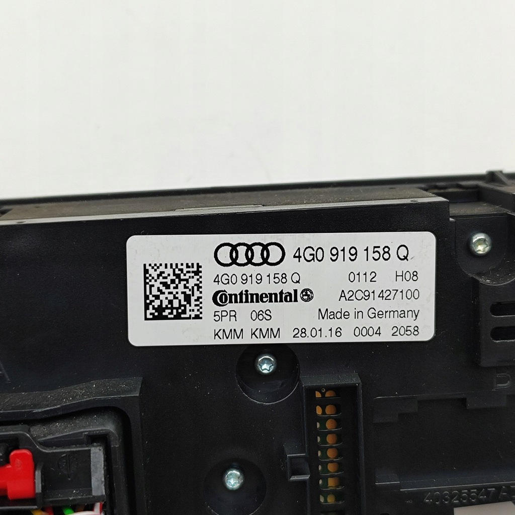 фото №7, Audi a6 s6 c7 4g 2016 переключатель / выключатель обдув вентилятор