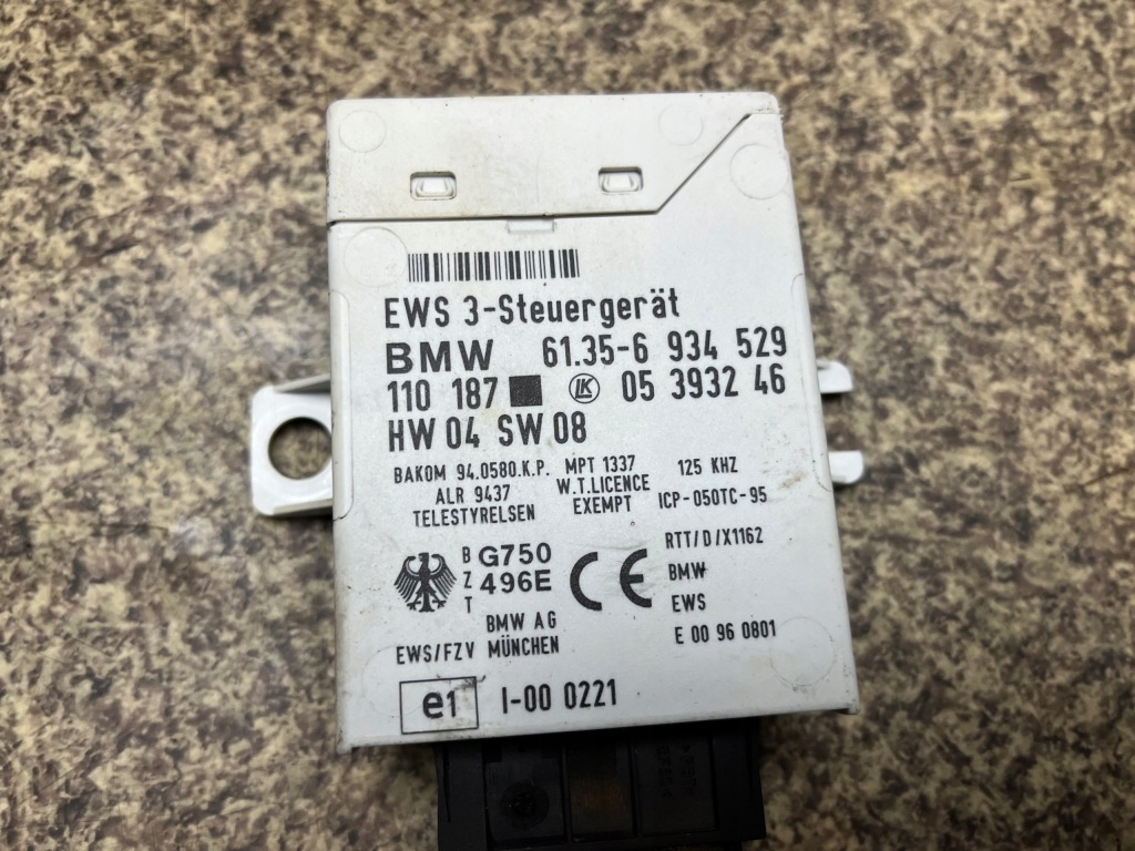 Купити Блок керування двигуна набір стартовий ключ замок запалювання ews bmw x3 e83 2.5 1 m54