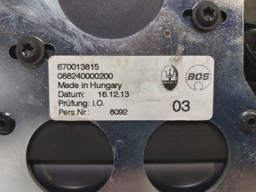 фото №4, Шторка полка багажника maserati ghibli исправна