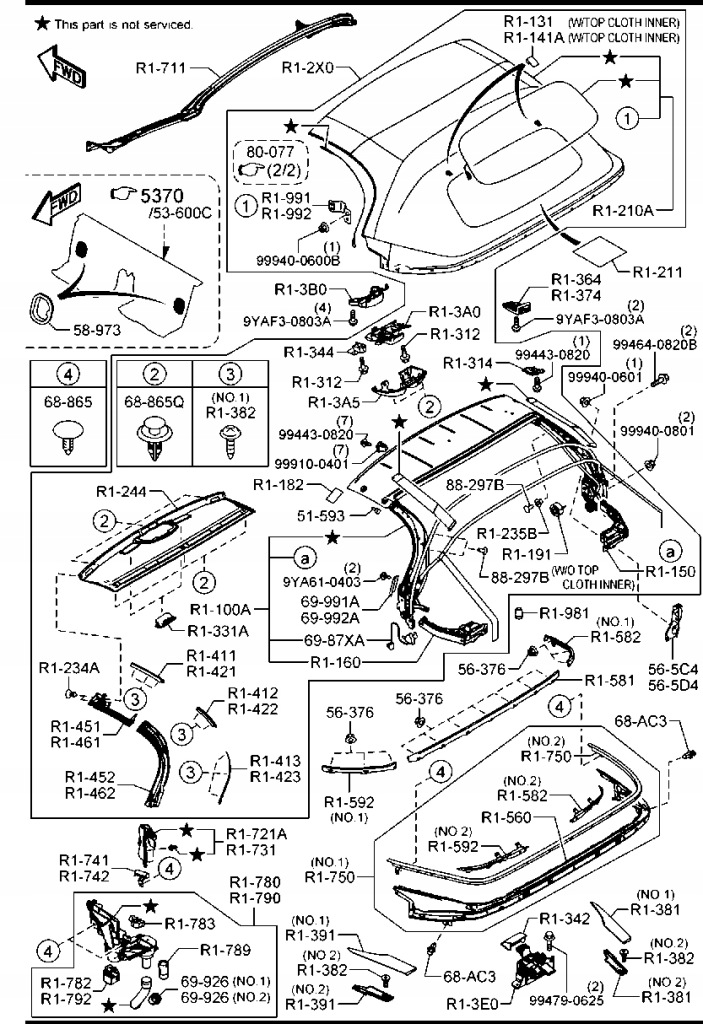 фото №2, Mazda mx-5 2017- n243-r1-789 защита трубопровод крыша