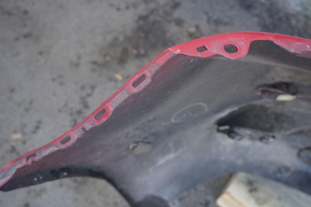 фото №13, Mazda 3 bl ii lift бампер задній 27k червоний датчики паркування 2011rok