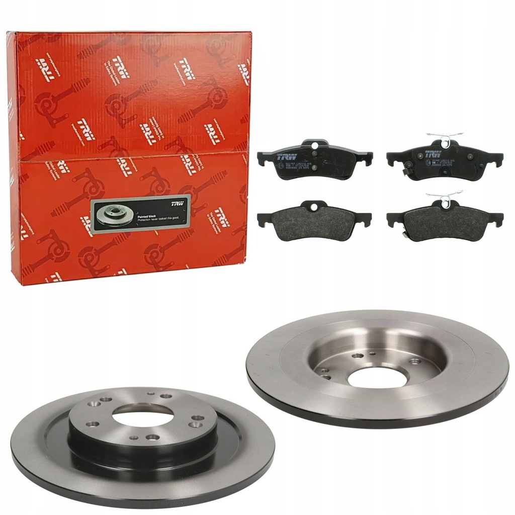 фото №1, Trw тормозные диски+ тормозные колодки задняя do honda civic ix fk fb