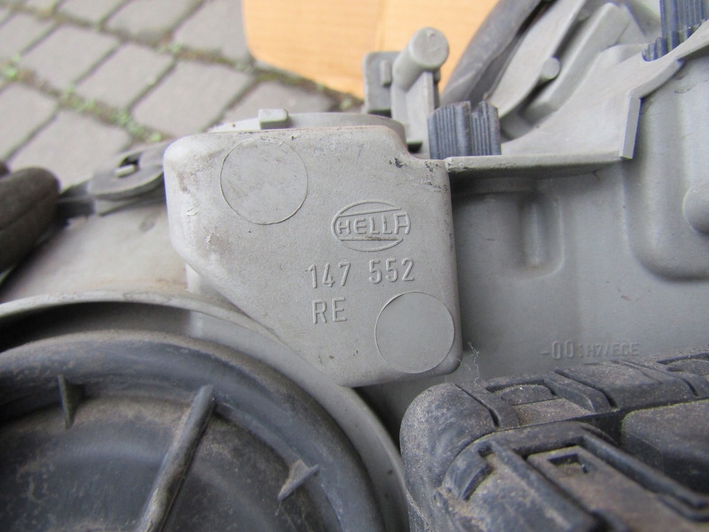 фото №14, 1 mercedes clk w208 левая правая лампа передняя ксенон полный eu hella