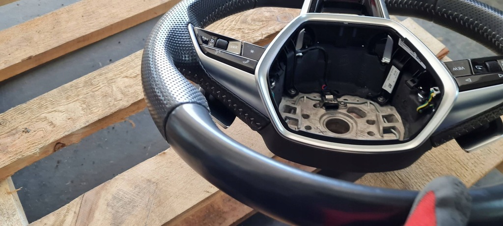 фото №11, A6 c8 4k воздуховод кожа кожаный срезанная простроченная лепестки переключения sline a7 4k