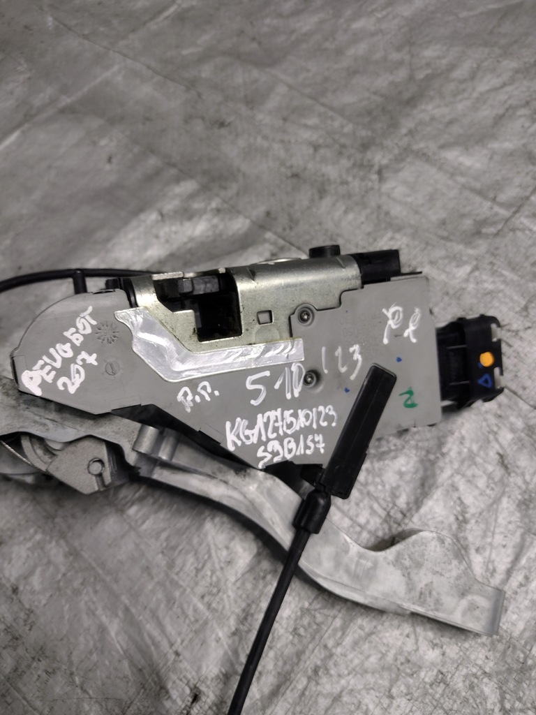 фото №8, Замок двері правий перед peugeot 207 5d eu