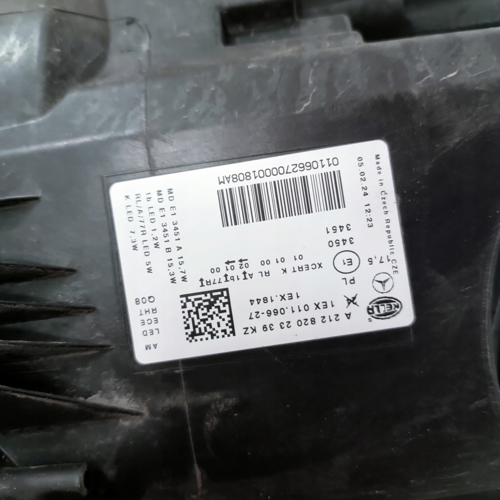 Фара левый перед mercedes e w212 рестайлинг  full led ils a2128202339 Оригинал