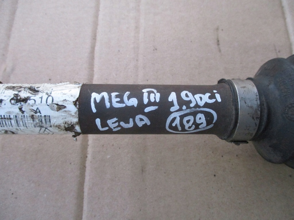 фото №3, Приводной вал левая 8200725510 megane iii scenic iii 1.9dci