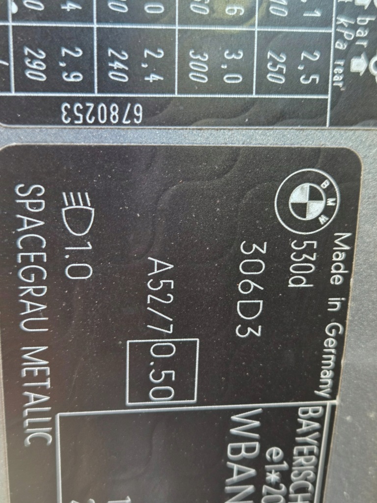 Капот bmw e60 a52/7 spacegrau в Україні