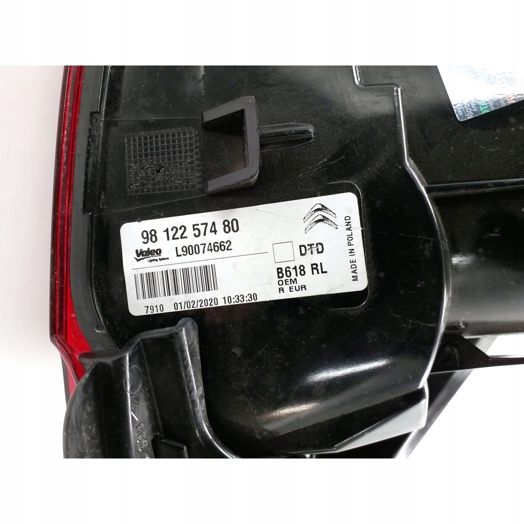 фото №7, Citroën c3 iii sx задние свет 9812257480