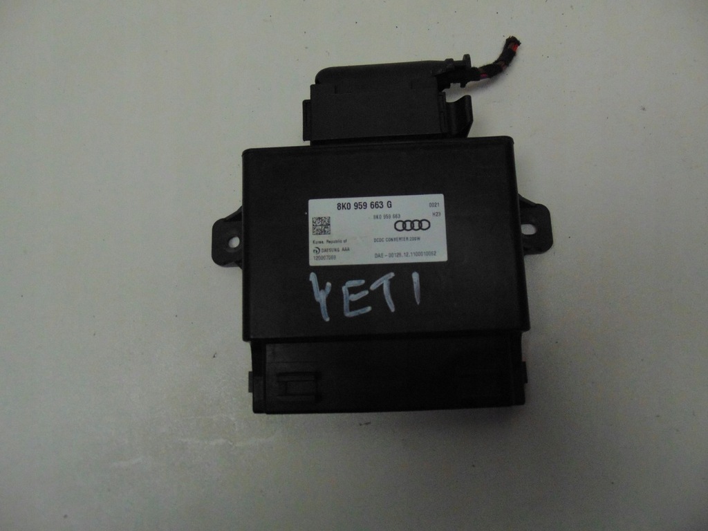 фото №1, Модуль блок керування напруги skoda yeti 8k0959663g