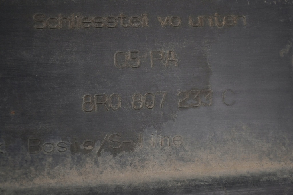 фото №6, Audi q5 передний бампер потолок 8r 2.0 tdi 2013 rhd