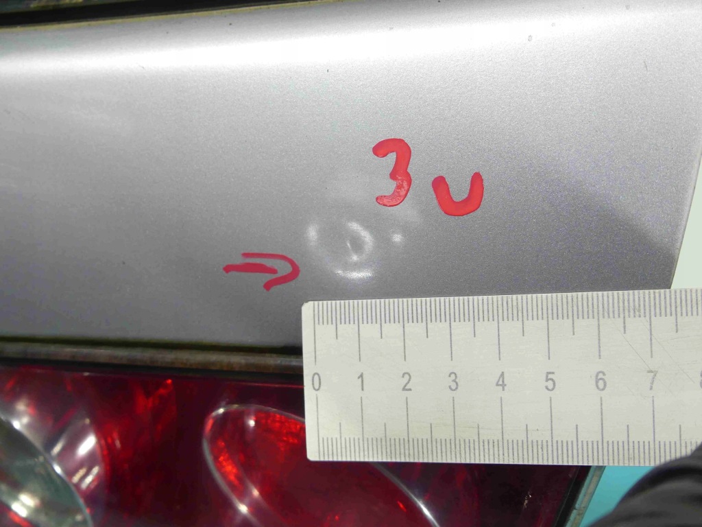 фото №8, Крышка багажника задняя стекло seat ibiza iii 6l серебристый s7n