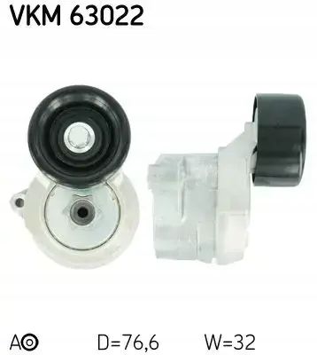 Купить Ролик натяжителя ремень клиновой vkm 63022 skf