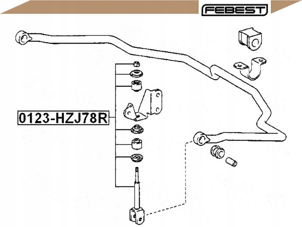 фото №2, З'єднувач стабілізатора febest 4880260090