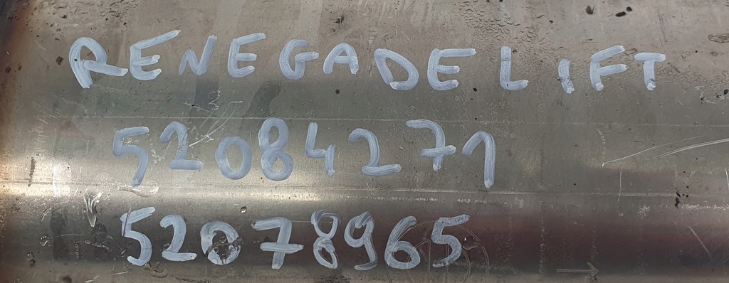 фото №2, Гасник вихлоп труба jeep renegade 52084271