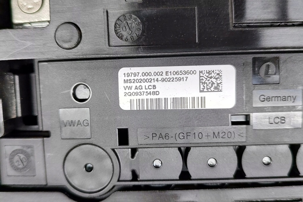 фото №8, Skoda scala блок dystrybucji живлення akumulatorowego 2q0937548d 1.5i