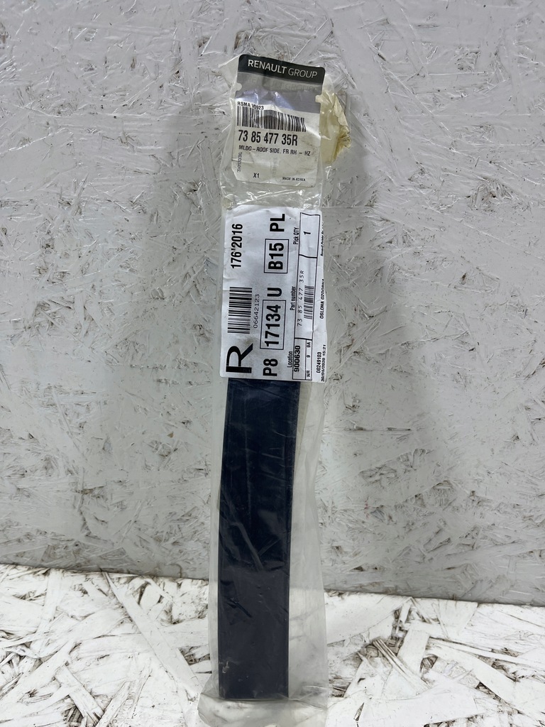 фото №1, 738547735r накладка заглушка рейлінг дах renault koleos права aso оригінальний номер nowa