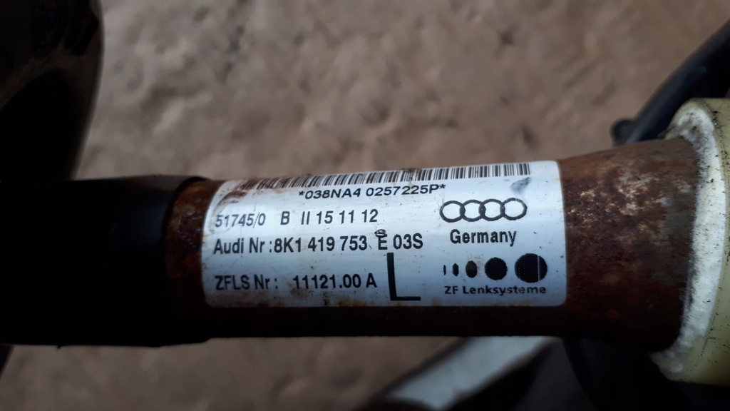 фото №7, S4 b8 lift s5 a4 тяга колонки рулевого 8k1419753e