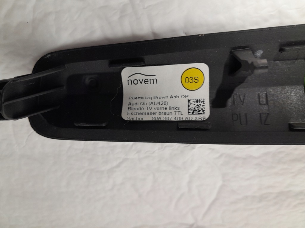 фото №13, Audi q5 ii 80a накладки декори салону комплект drewno