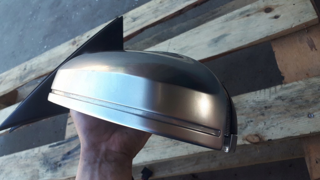 фото №13, S4 b8 зеркало правое правый перед хром 6pin eu