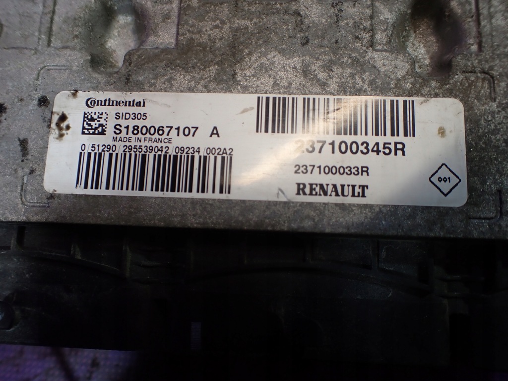 фото №4, Scenic iii бортовий комп'ютер двигуна 237100345r s180067107a