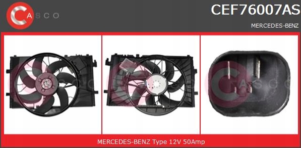 фото №1, Вентиляторы радиатора casco cef76007as