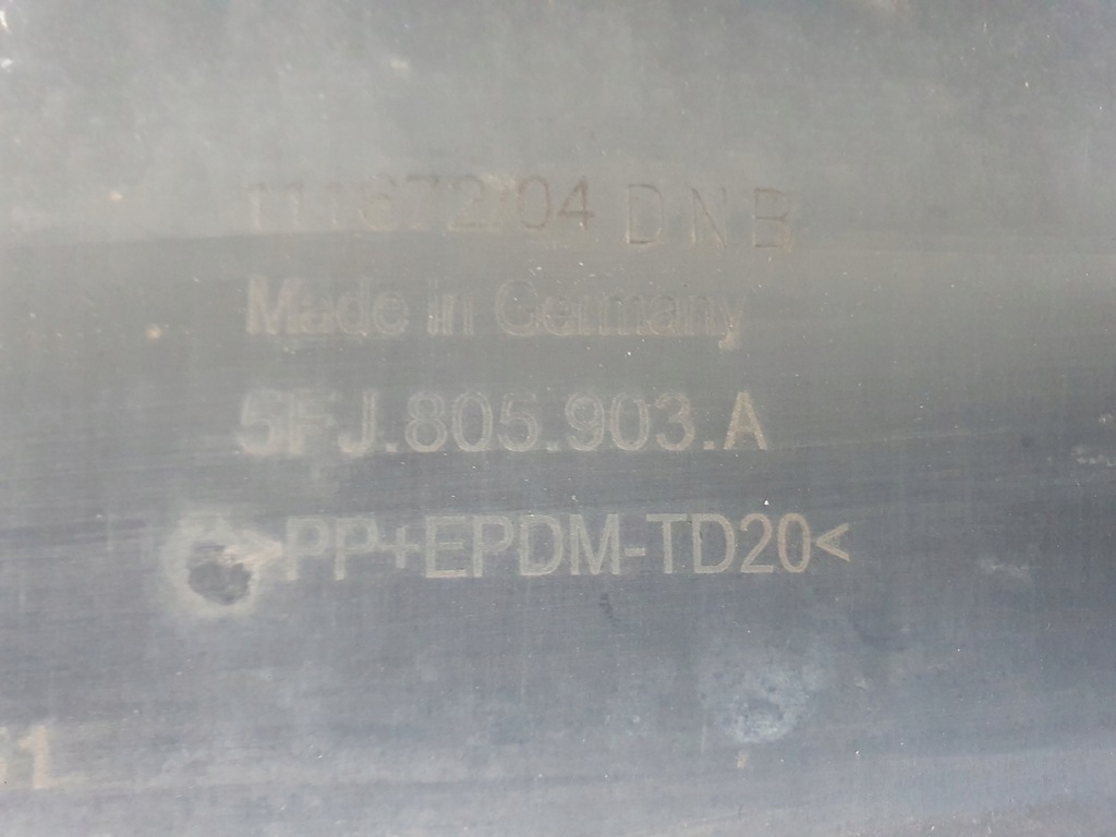 фото №10, Tarraco 18- спойлер перед dół бампера 5fj805903a