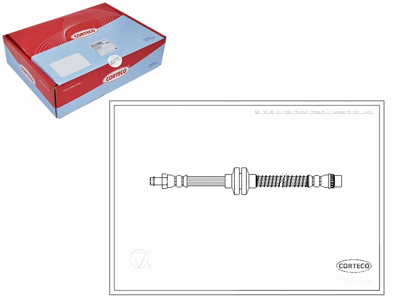 фото №1, Corteco шланг гальмівний renault grand scenic ii
