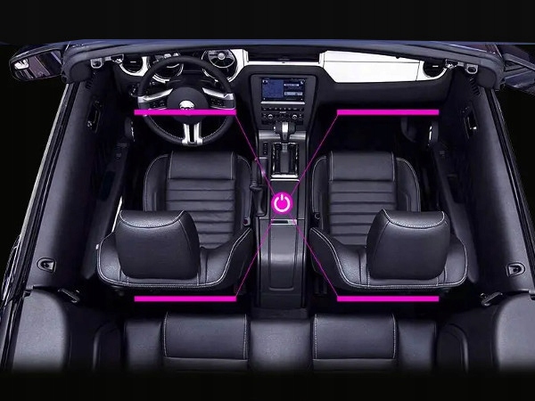 Большой 48 led usb app pilot музыка освещение салона автомобиля кабины автомобиля Недорого