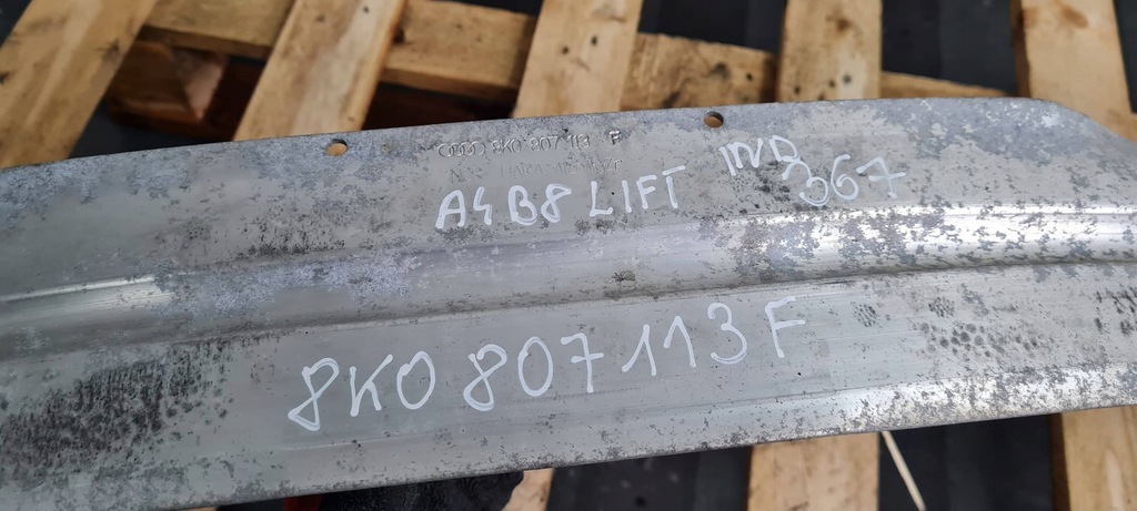 фото №13, A4 b8 lift s4 балка бампера перед передня зона 8k0807113f a5 8t